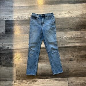 Madewell Classic Blue Straight Leg Jeans